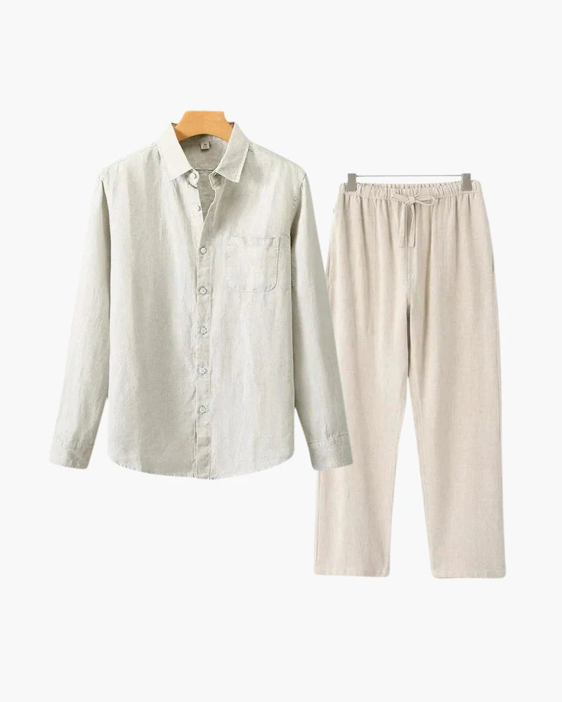 Old Money Linen Combo (manches longues)