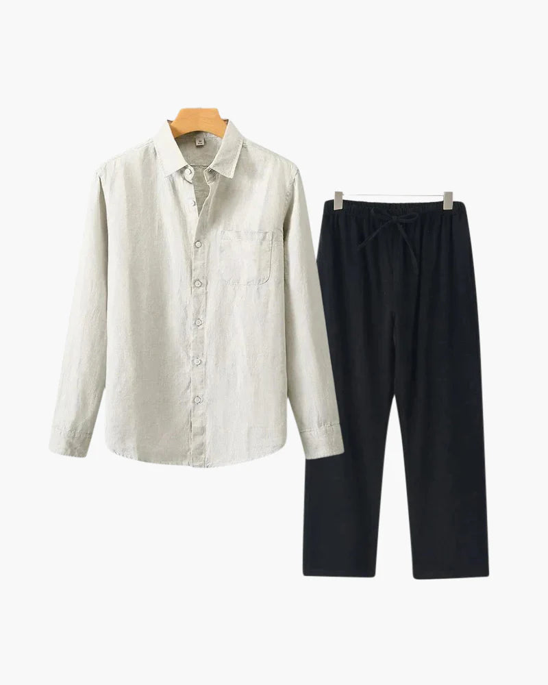 Old Money Linen Combo (manches longues)
