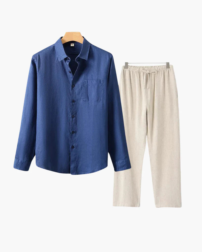 Old Money Linen Combo (manches longues)