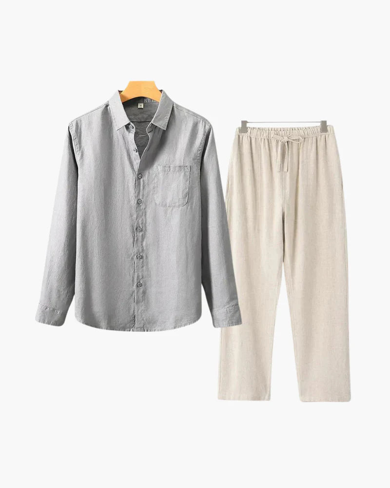 Old Money Linen Combo (manches longues)