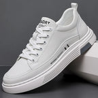 Baskets plates sport décontractées - Cuir véritable