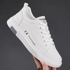 Baskets plates sport décontractées - Cuir véritable