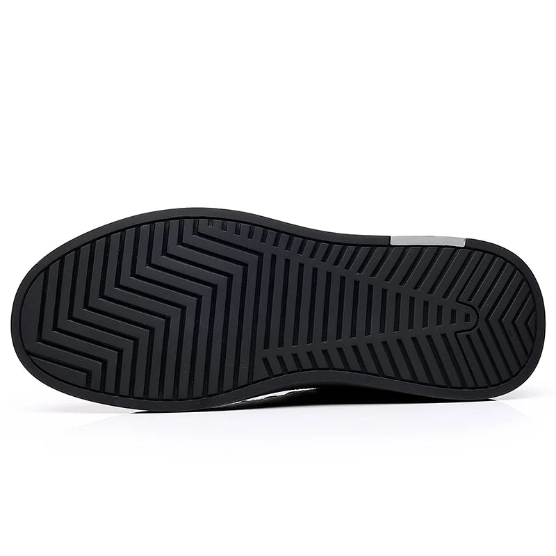 Baskets plates sport décontractées - Cuir véritable