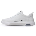 Baskets plates sport décontractées - Cuir véritable