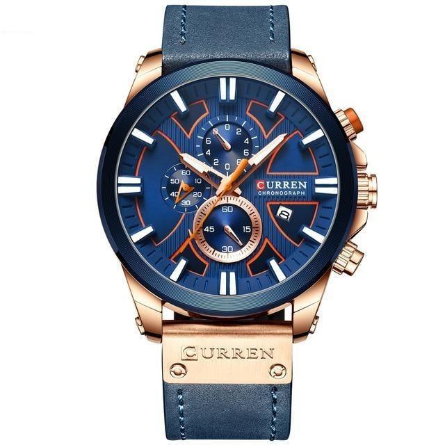 Montre homme décontractée Chronograph - Elegante