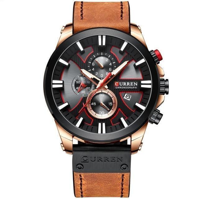 Montre homme décontractée Chronograph - Elegante
